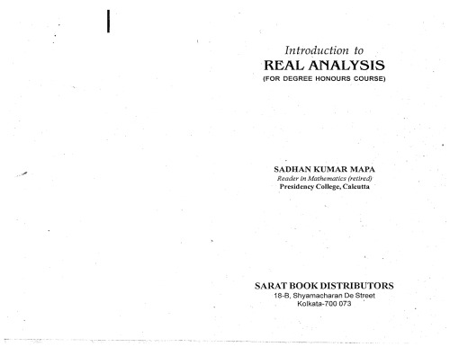 Introduction to Real Analysis