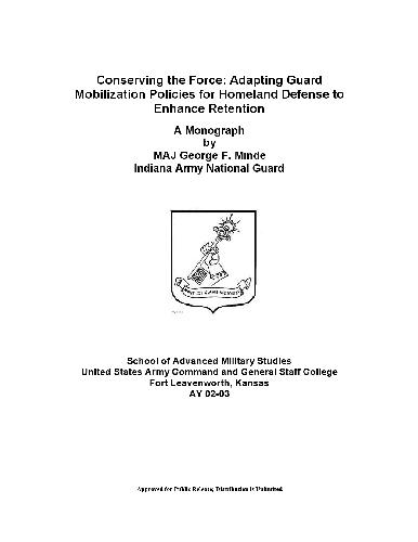 conserving the force troop retention