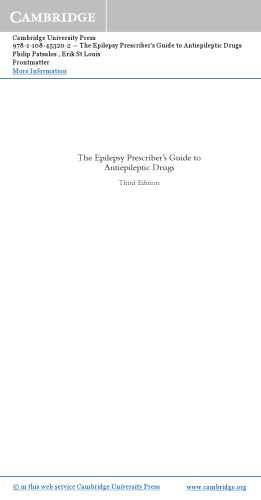 The Epilepsy Prescriber’s Guide to Antiepileptic Drugs