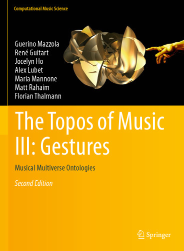 The Topos of Music III: Gestures