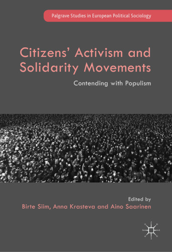 Citizens' Activism and Solidarity Movements
