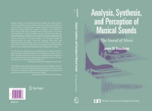 Analysis, Synthesis, and Perception of Musical Sounds: The Sound of Music