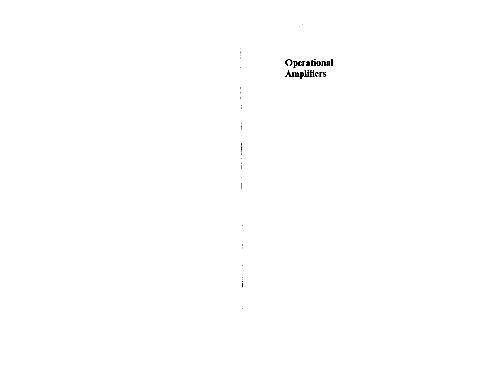 Operational Amplifiers