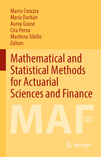 Mathematical and Statistical Methods for Actuarial Sciences and Finance