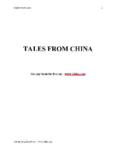 tales from china