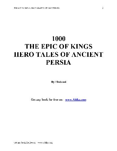 Tales of Ancient Persia