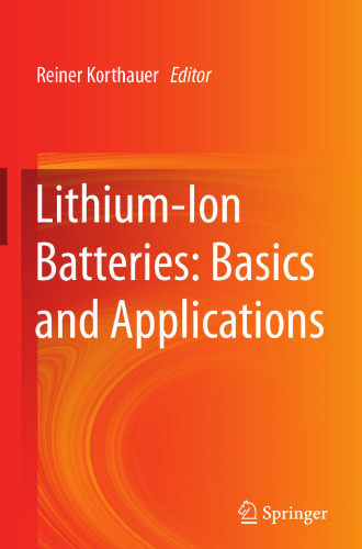 Lithium-Ion Batteries: Basics and Applications