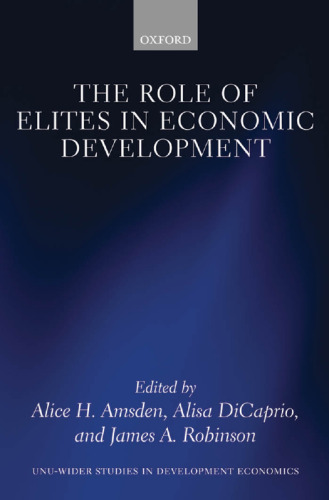 The Role of Elites in Economic Development