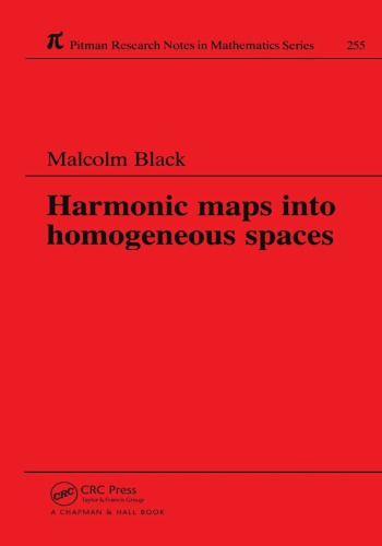 Harmonic Maps Into Homogeneous Spaces