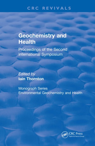 Geochemistry and health : [proceedings of the second International Symposium]