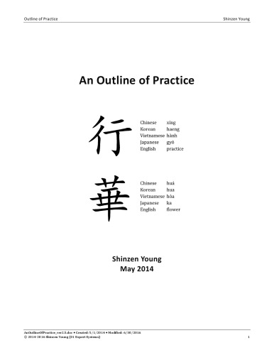 An Outline of Practice