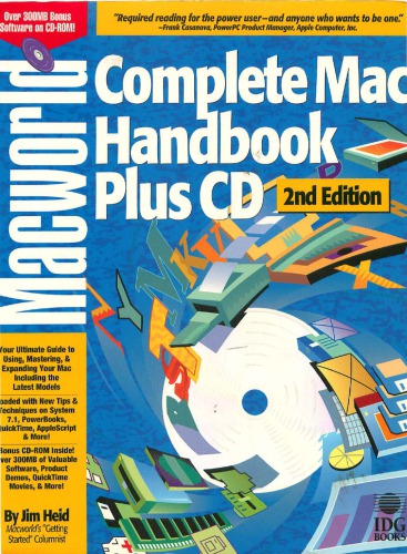 MacWorld complete Mac handbook plus CD