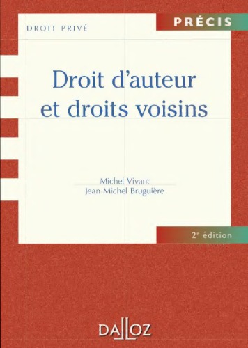 Droit d’auteur et droits voisins