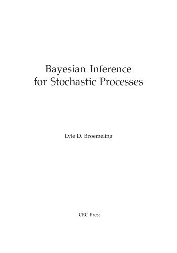 Bayesian Inference for Stochastic Processes