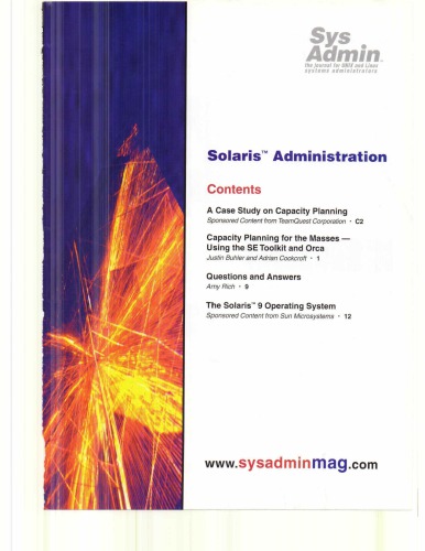 Sys Admin, Supplement 2003: Solaris Administration