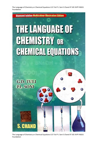 The Language of Chemistry or Chemical Equations