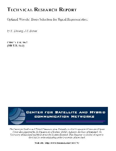 Optimal Wavelet Basis Selection for Signal Representation