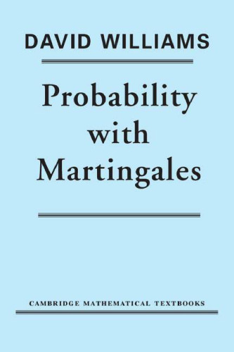 Probability with martingales