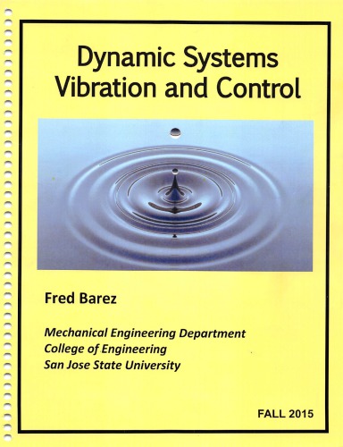 Dynamic Systems Vibration and Control