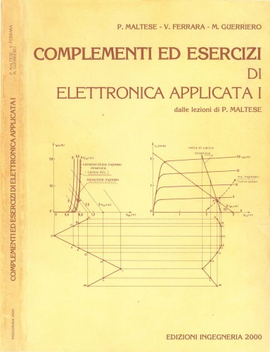 Complementi Ed Esercizi Di Elettronica Applicata I, Dalle Lezioni Di P. Maltese