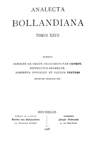 Analecta Bollandiana