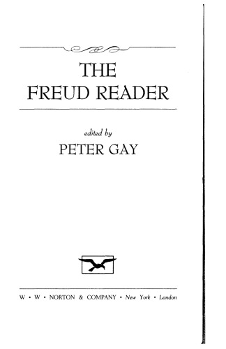 The Freud Reader