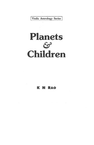 Planets and Children