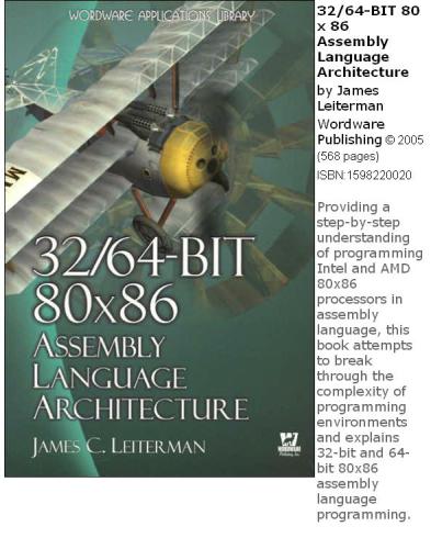 32/64-BIT 80 x 86 Assembly Language Architecture