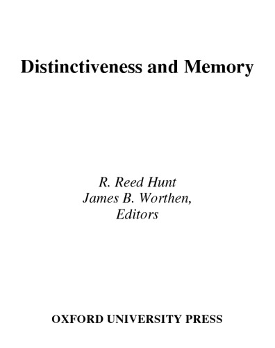 Distinctiveness and Memory