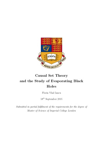 Causal Set Theory and the Study of Evaporating Black Holes