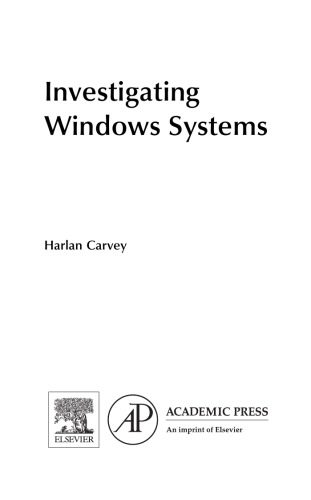 Investigating Windows Systems