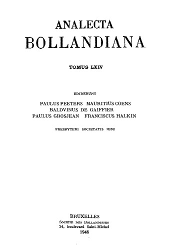 Analecta Bollandiana