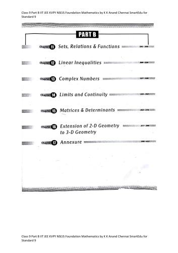 Class 9 Part B for Standard 9