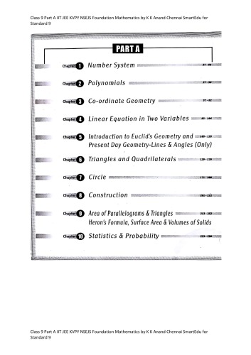 Class 9 Part A for Standard 9