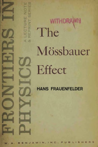 The Mössbauer effect : a review with a coll. of reprints.