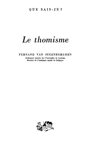 Le thomisme