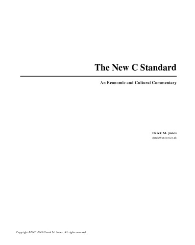 The New C Standard