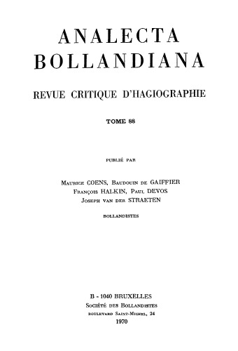 Analecta Bollandiana