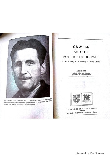 Orwell and the Politics of despair