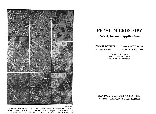 Phase Microscopy: Principles and Applications