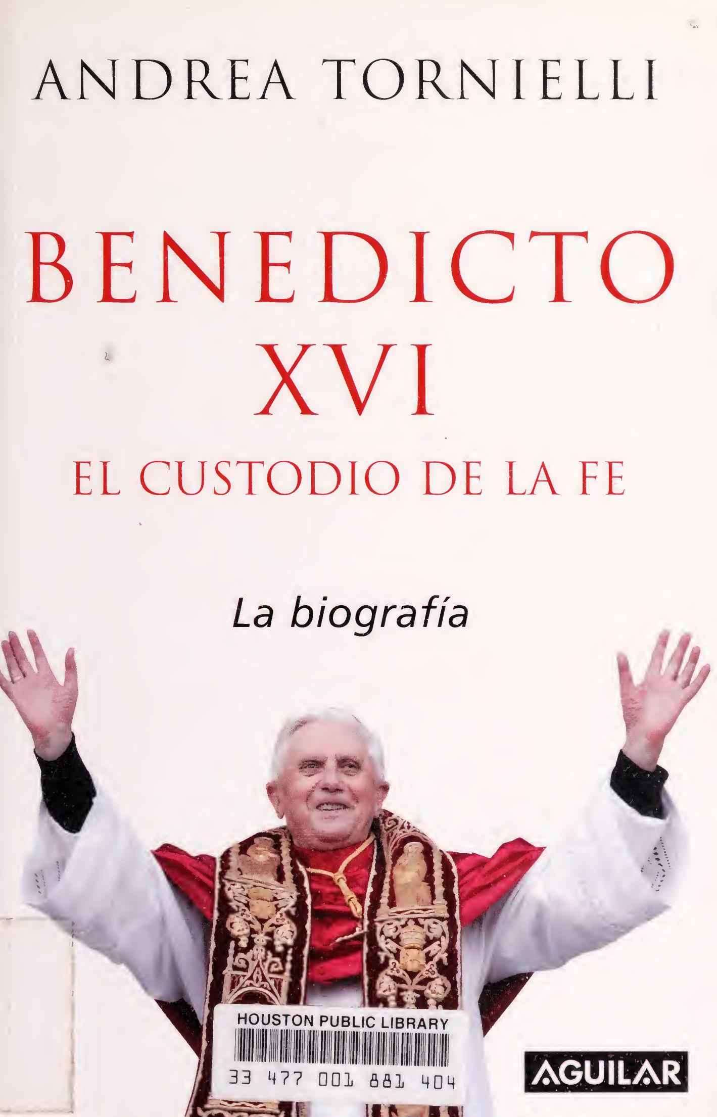 Benedicto XVI : El custodio de la fe. La biografía