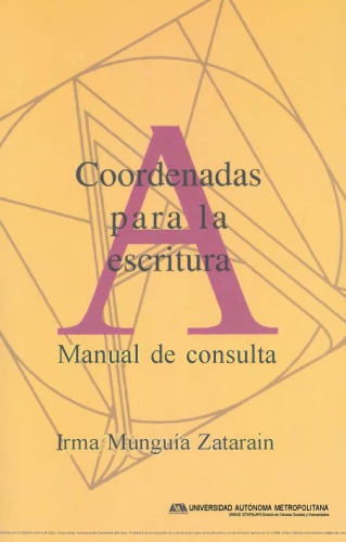 Coordenadas para la escritura Manual de Consulta