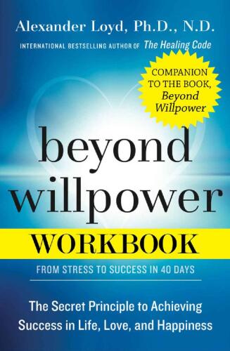 Beyond Willpower Workbook