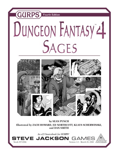 GURPS 4th edition. Dungeon Fantasy 4: Sages