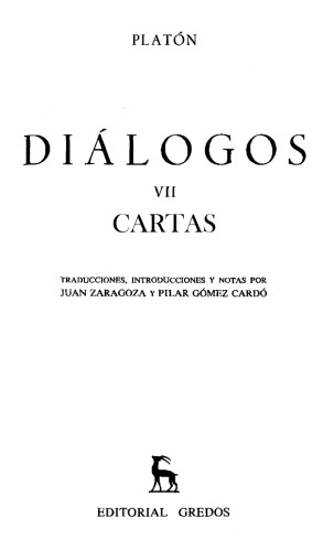 Diálogos VII. Cartas