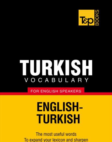 Turkish vocabulary for English speakers - 9000 words