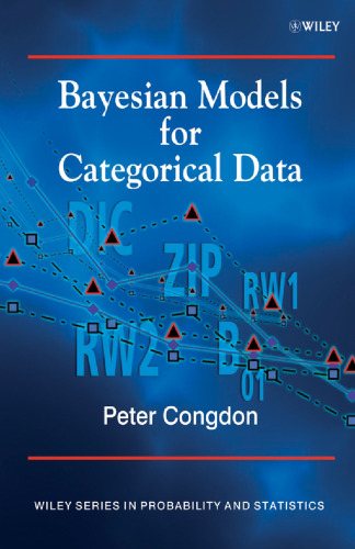 Bayesian Models for Categorical Data (Wiley Series in Probability and Statistics)