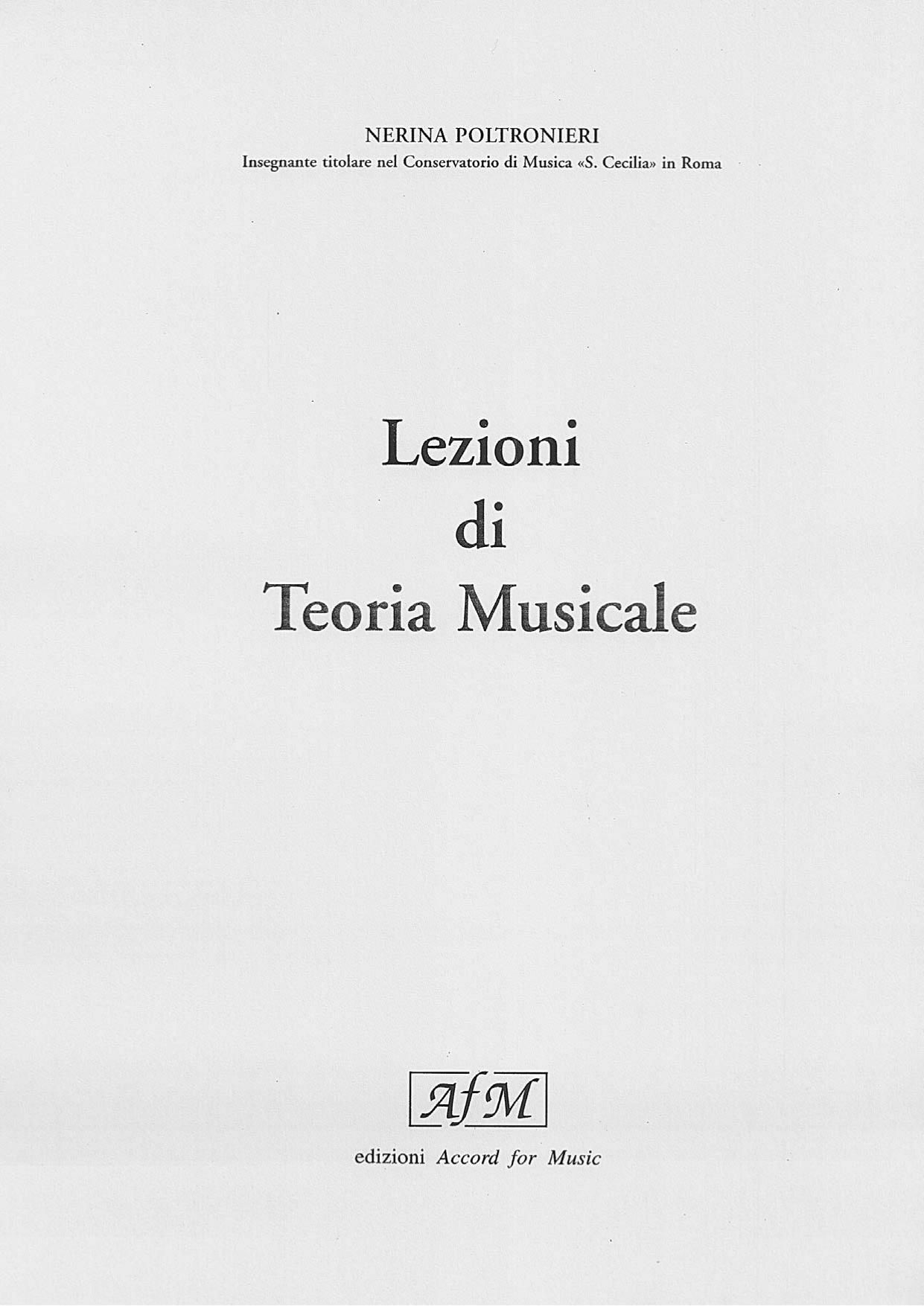 Lezioni di Teoria Musicale