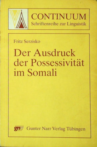 Der Ausdruck der Possessivität im Somali