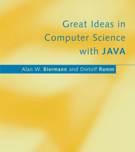 Great ideas in computer science with java